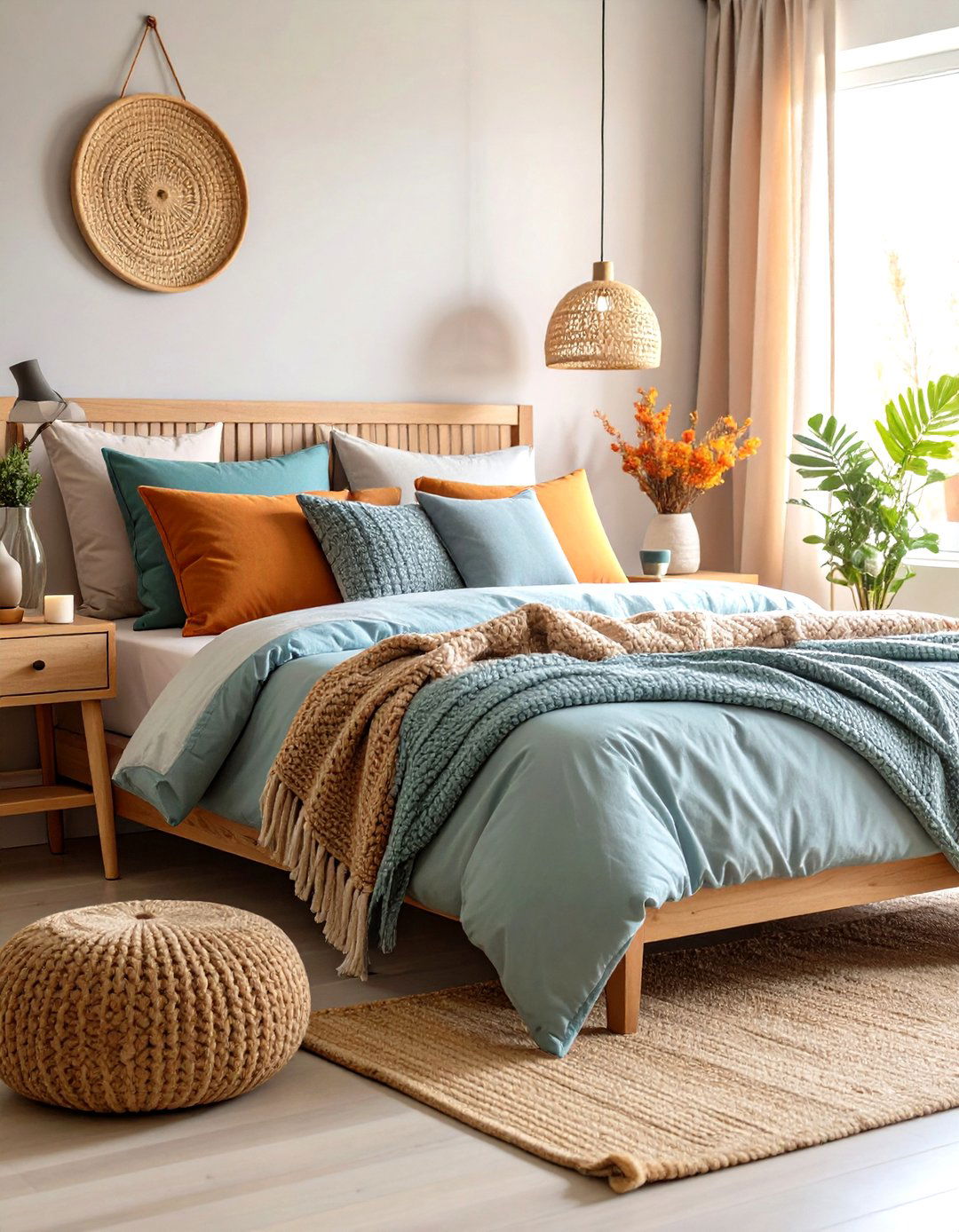 Boho Scandinavian Natural Fiber Rugs and Floor Coverings - 20 Boho-scandinavian Design and Decor Ideas