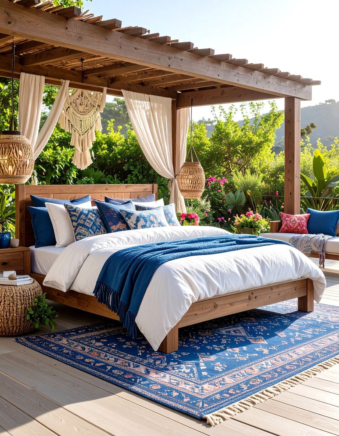 Boho Style Outdoor Bedroom Ideas with Eclectic Comfort - 20 Outdoor Bedroom Ideas