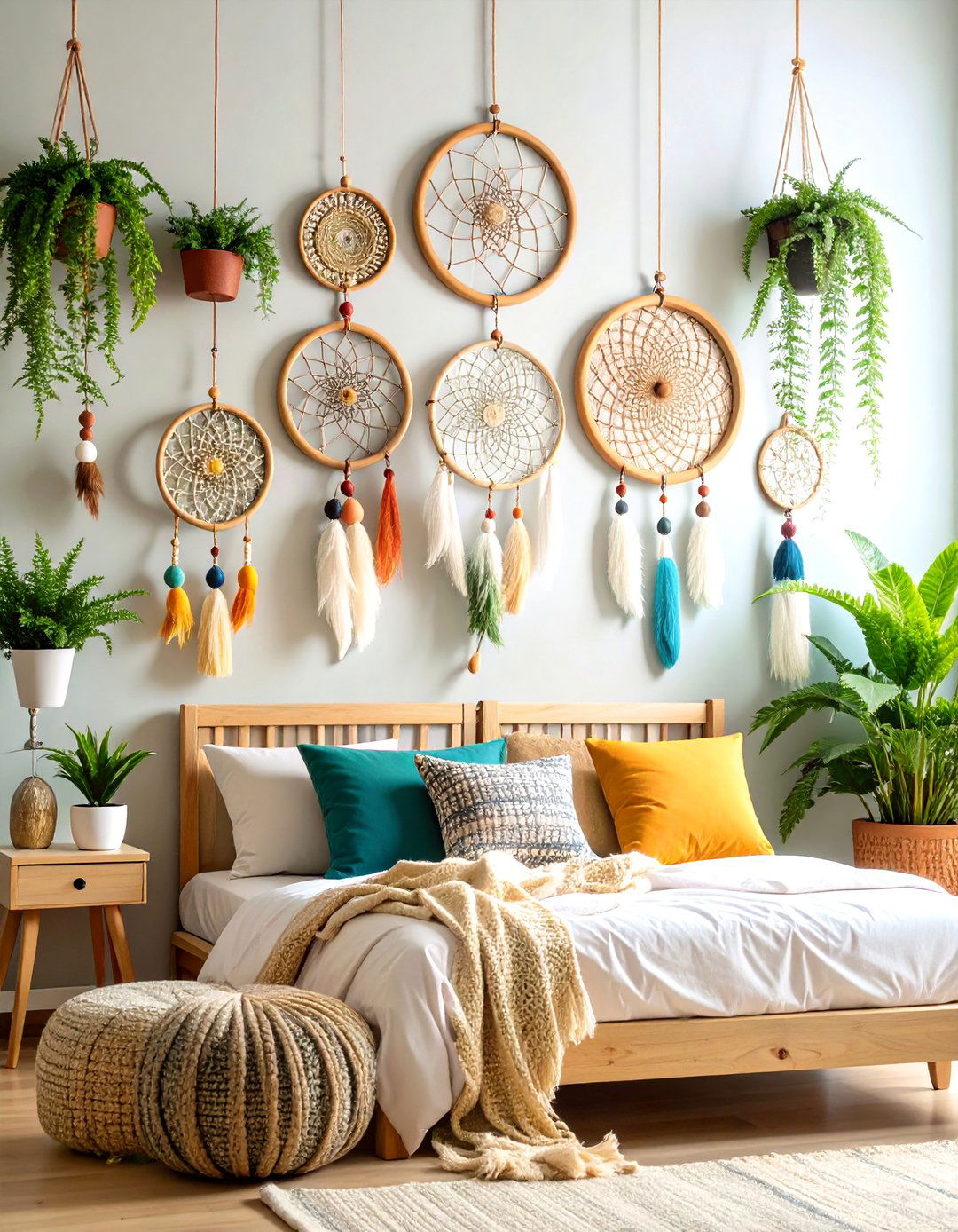 Boho Teen Bedroom Ideas with Dream Catcher Gallery - 20 Boho Teen Bedroom Ideas