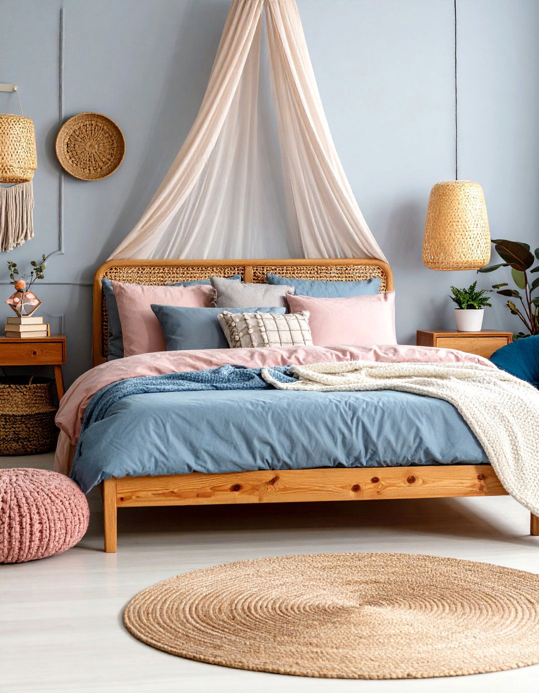 Boho Teen Bedroom Ideas with Low Platform Bed Styling - 20 Boho Teen Bedroom Ideas