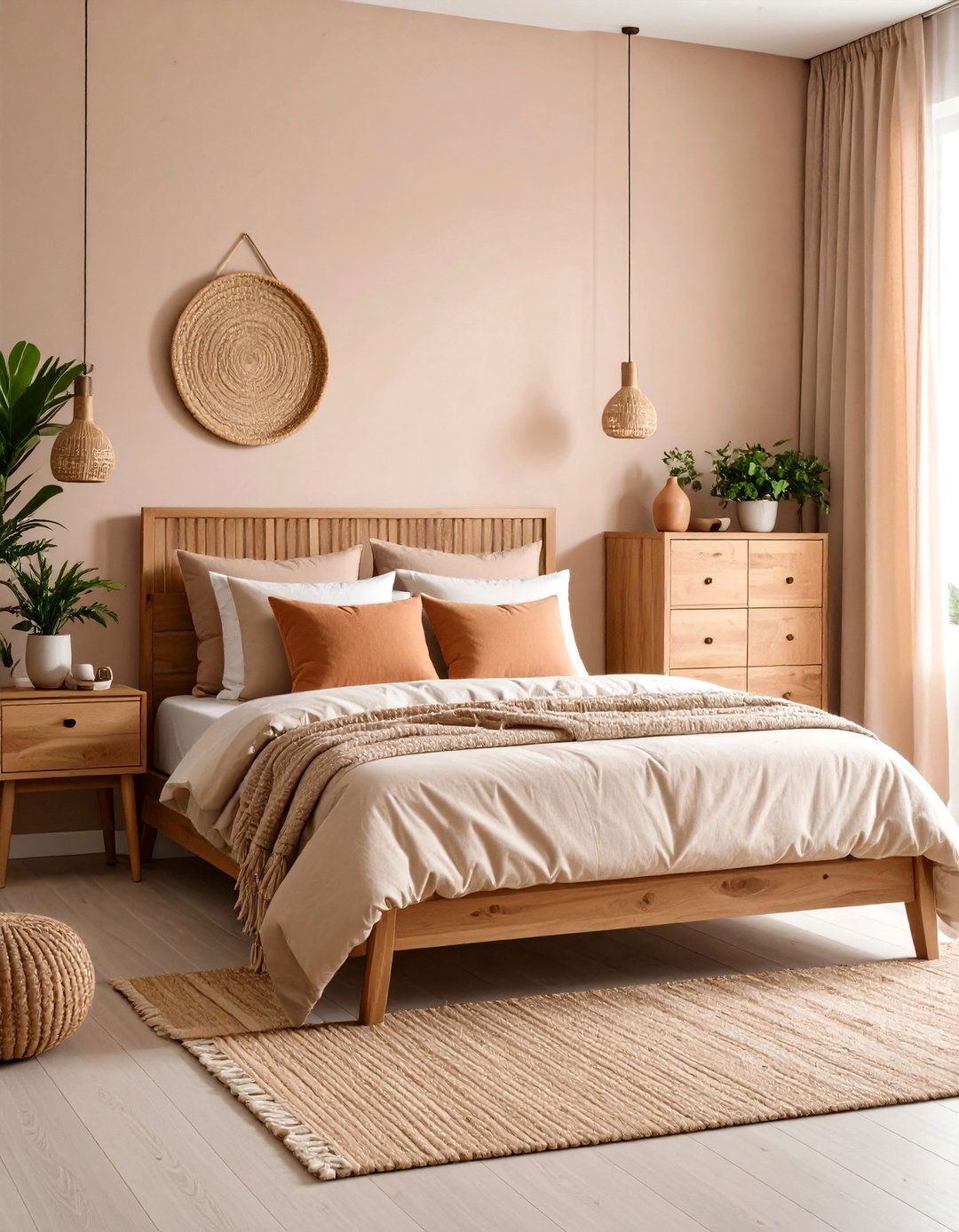 Boho Teen Bedroom Ideas with Neutral Earth Tone Palette - 20 Boho Teen Bedroom Ideas