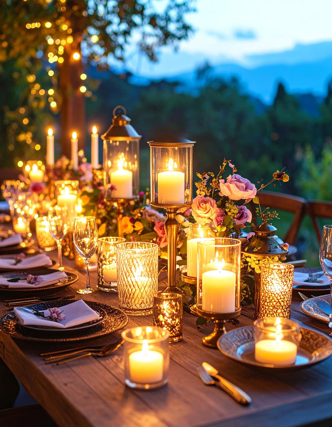 Boho Wedding Candlelit Romantic Lighting - 20 boho wedding ideas