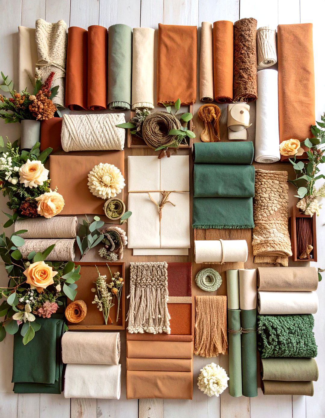 Boho Wedding Earth Tone Color Palettes - 20 boho wedding ideas