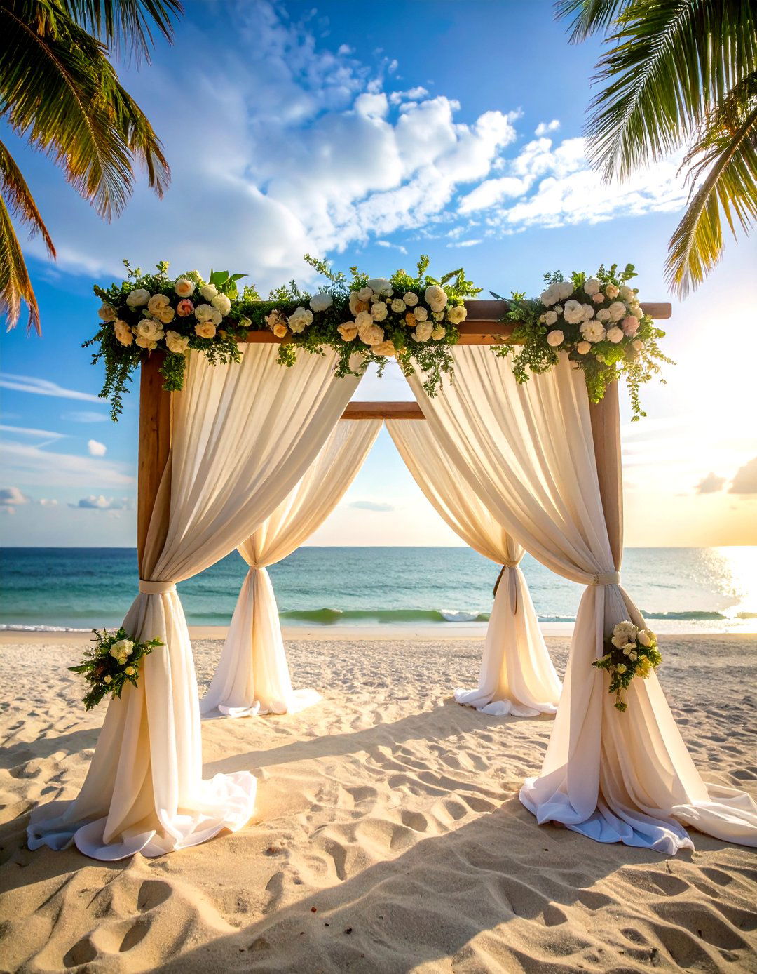 Boho Wedding Flowing Fabric Draping - 20 boho wedding ideas