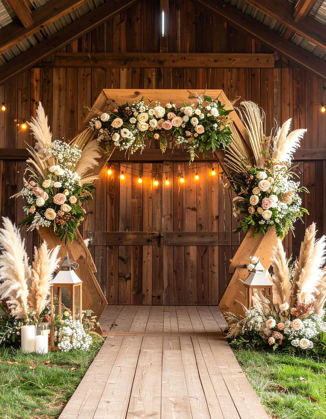 Boho Wedding Geometric Wedding Arches - 20 boho wedding ideas