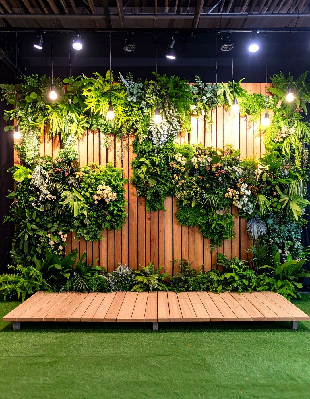 Boho Wedding Natural Greenery Wall Installations - 20 boho wedding ideas