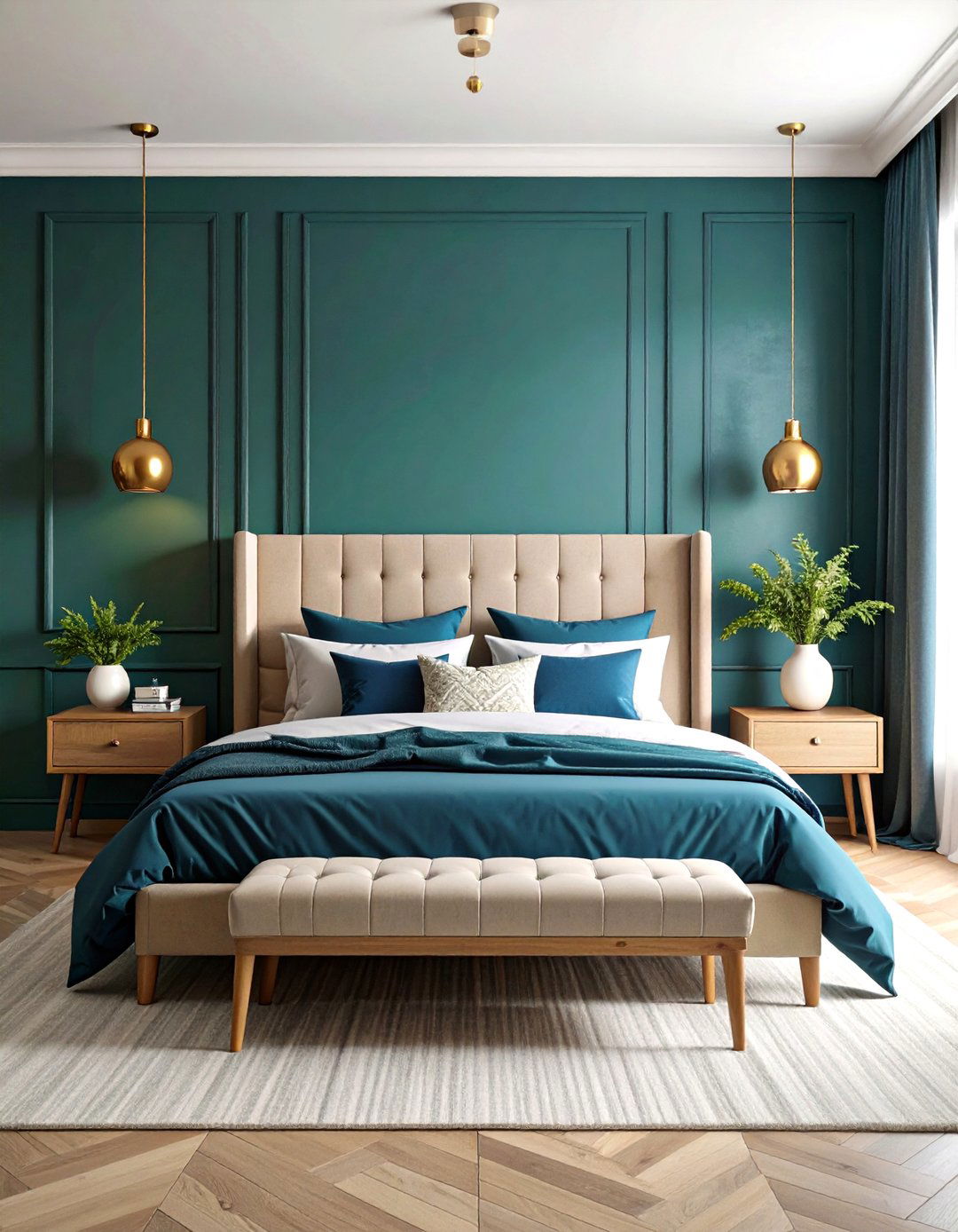 Bold Accent Wall Colorful Bedroom Ideas - 20 Colorful Bedroom Ideas