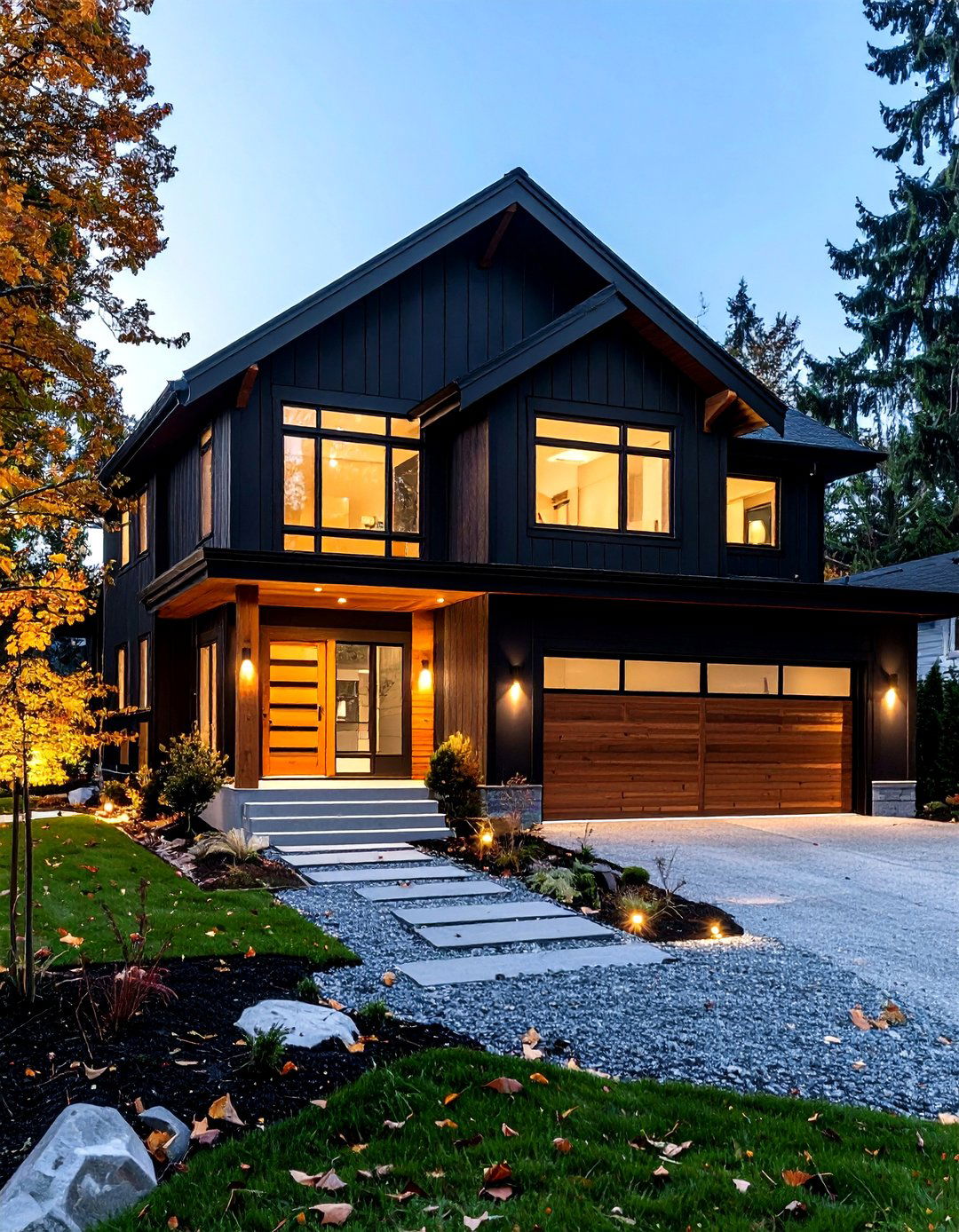 Bold Black Exterior House Colors for Modern Drama - 20 Exterior House Colors & Inspiration