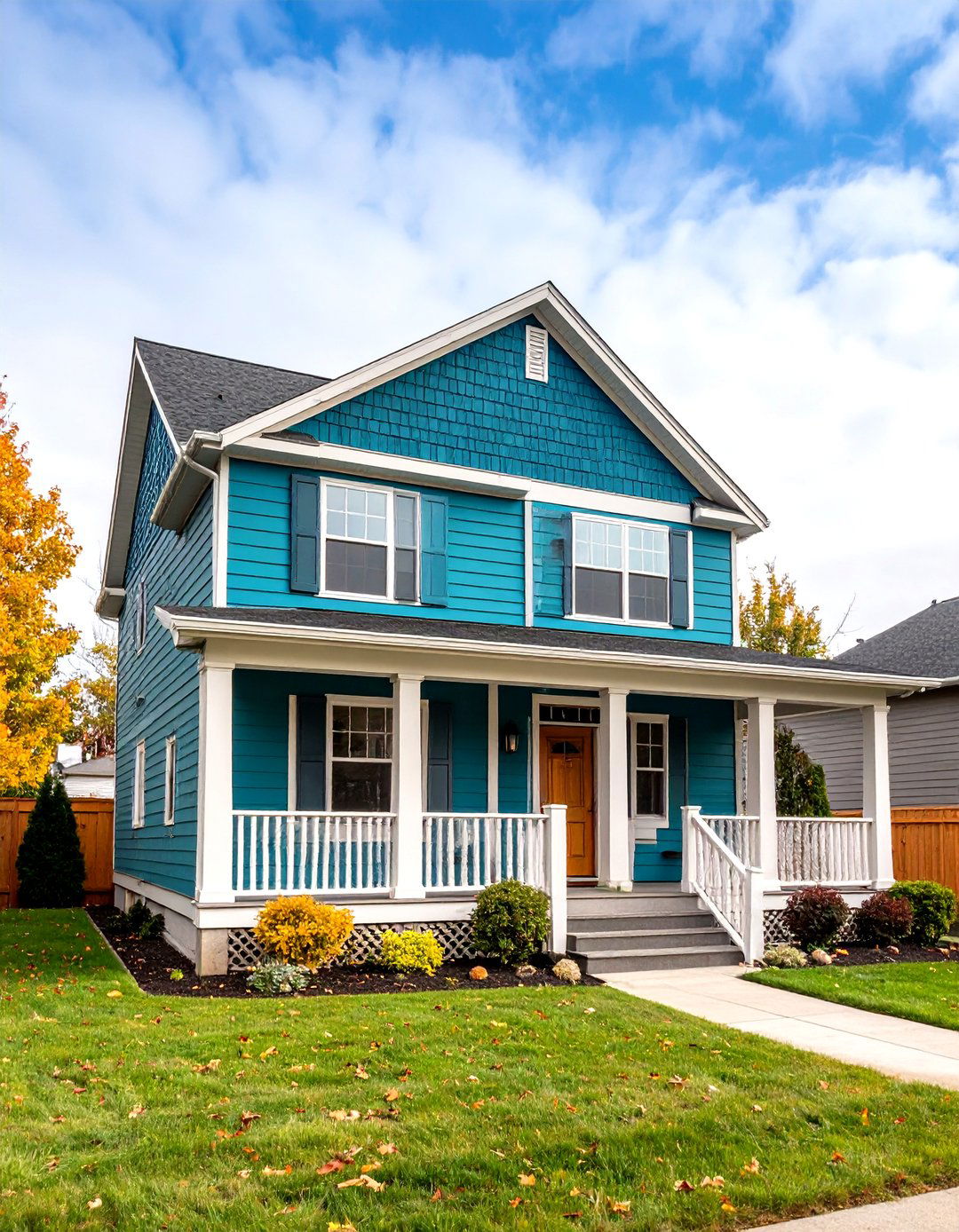 Bold Color Partnerships - 20 Two-tone Siding Designs
