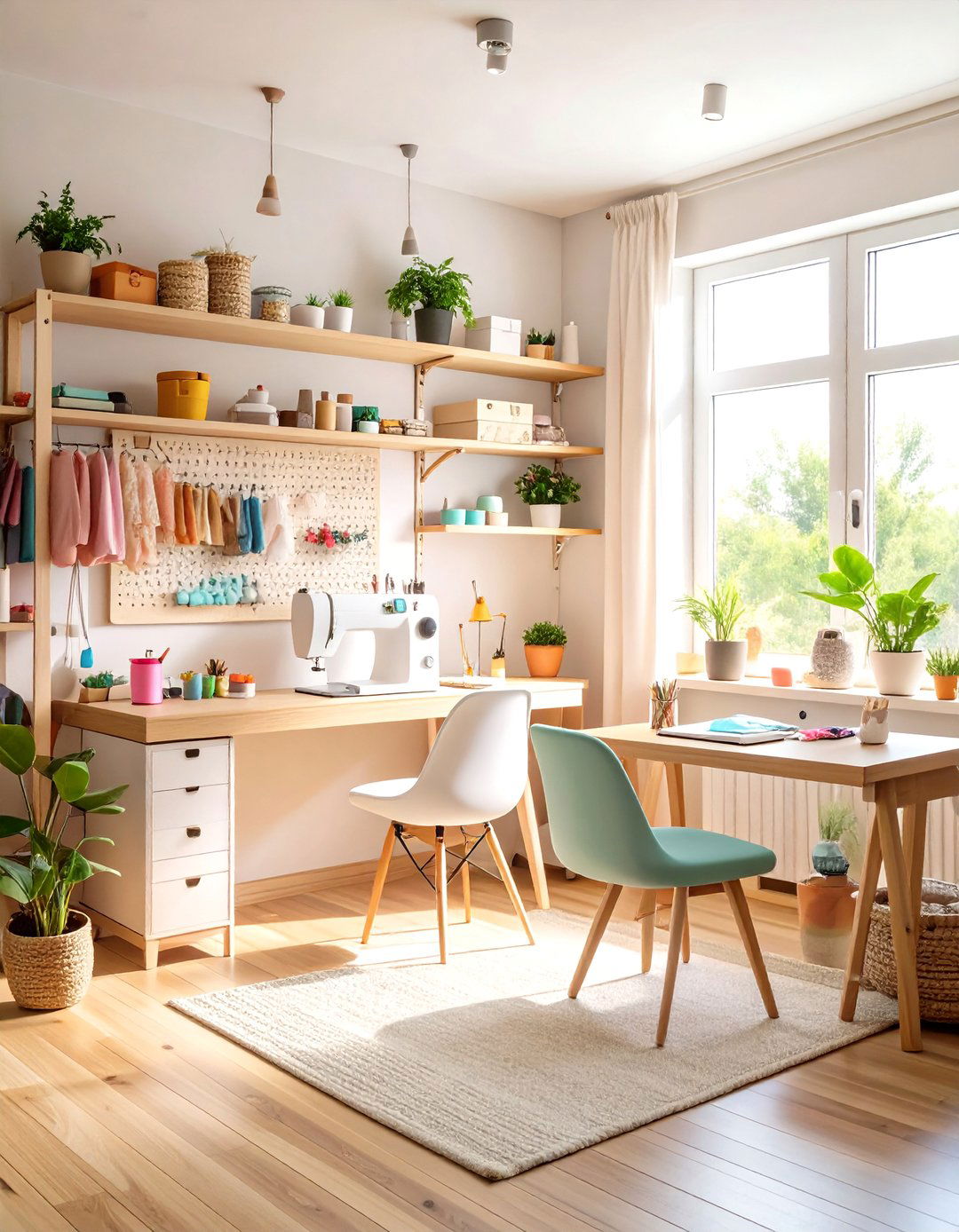 Bonus Room Craft Studio for Creative Projects - 20 bonus room ideas