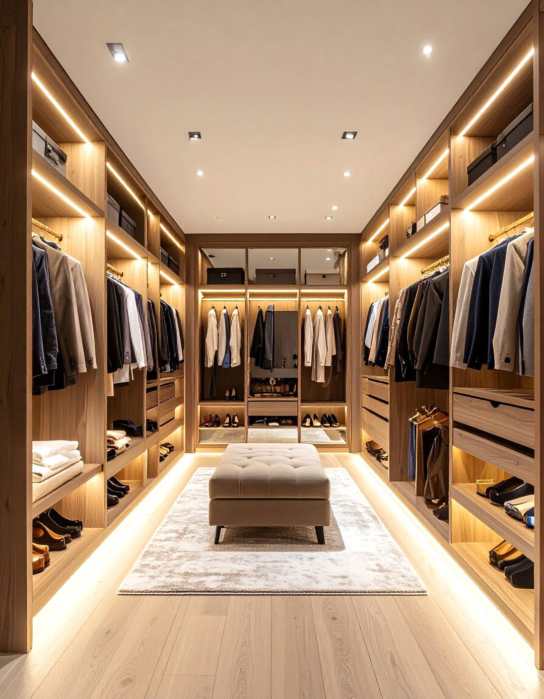 Bonus Room Dressing Area for Fashion Organization - 20 bonus room ideas