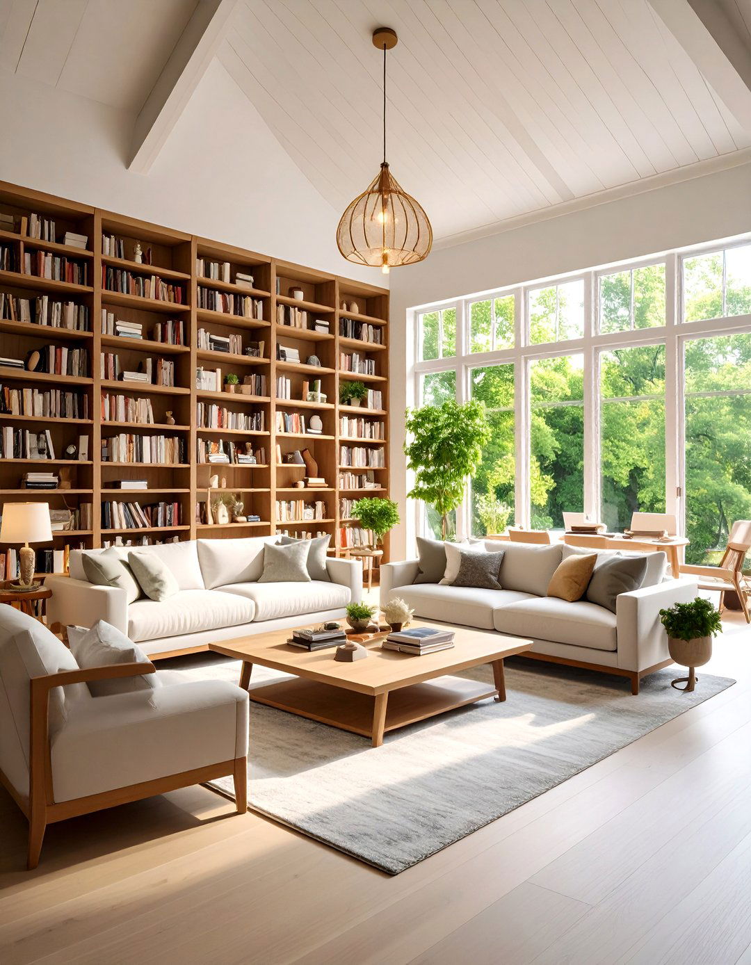 Bonus Room Library for Book Lovers - 20 bonus room ideas