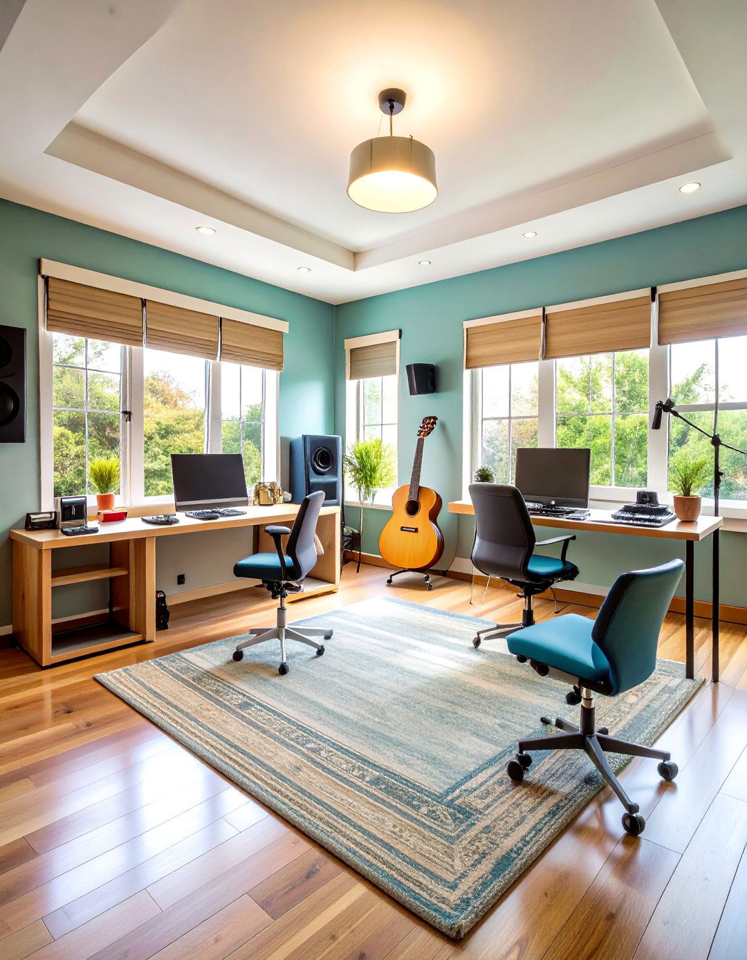 Bonus Room Music Studio for Musical Expression - 20 bonus room ideas