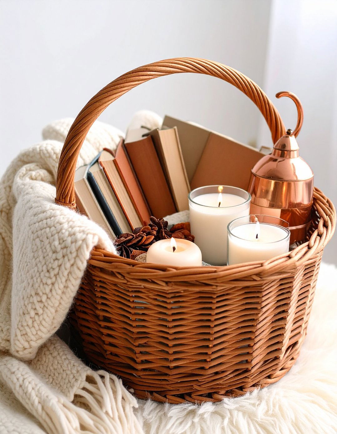Book Lovers Cozy Gift Basket - 20 Gift Basket Ideas