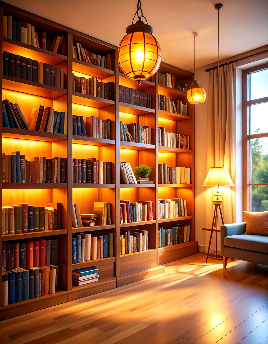 Bookshelf Lantern Display Integration - 20 Lantern Decor Ideas