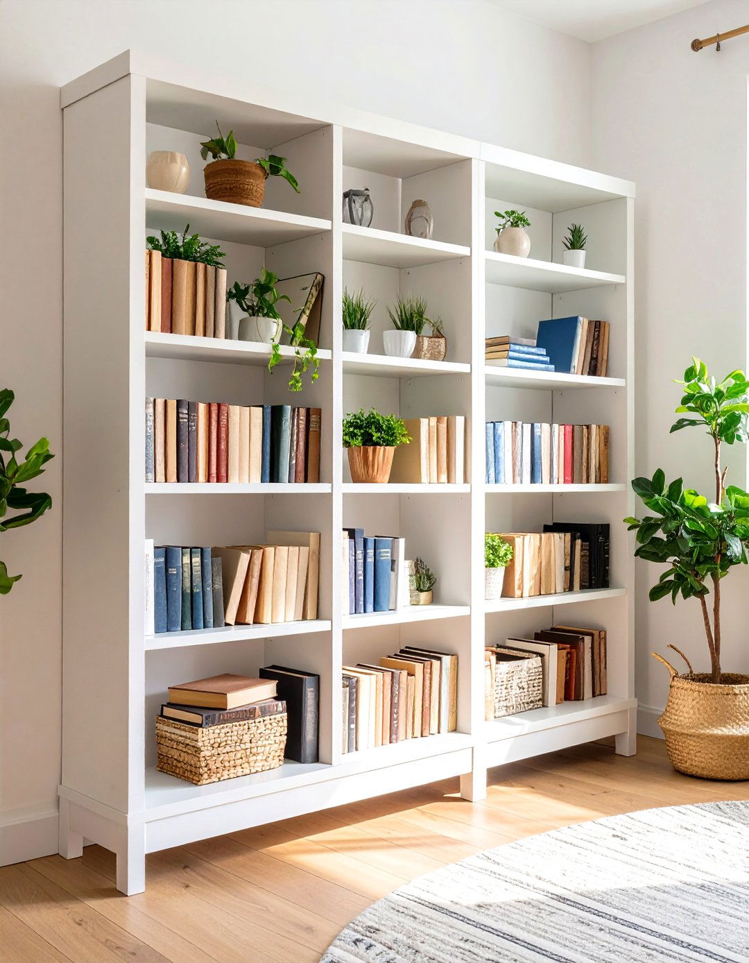 Bookshelf Organization with Dedicated TBR Sections - 20 Bookshelf Organization Ideas