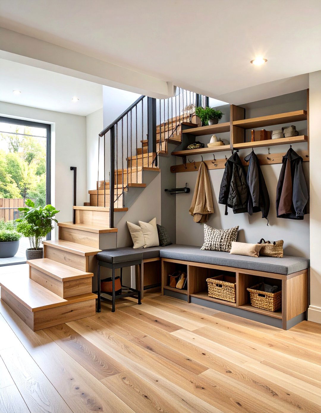 Boot Room Under Stair Conversion - 20 Boot Room Ideas