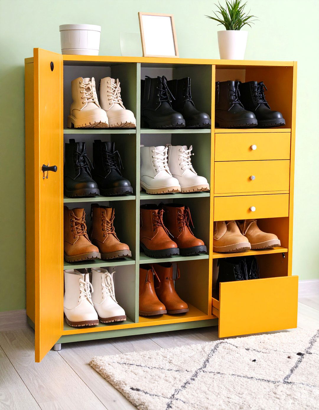 Boot Storage Cabinet Systems - 20 Boot Storage Ideas