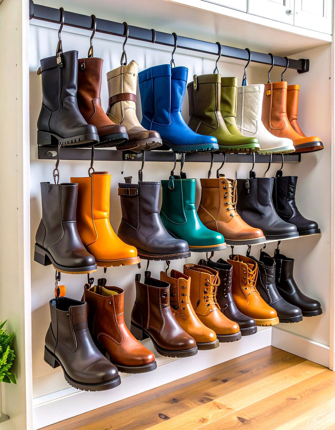 Boot Storage Hanging Organizers - 20 Boot Storage Ideas