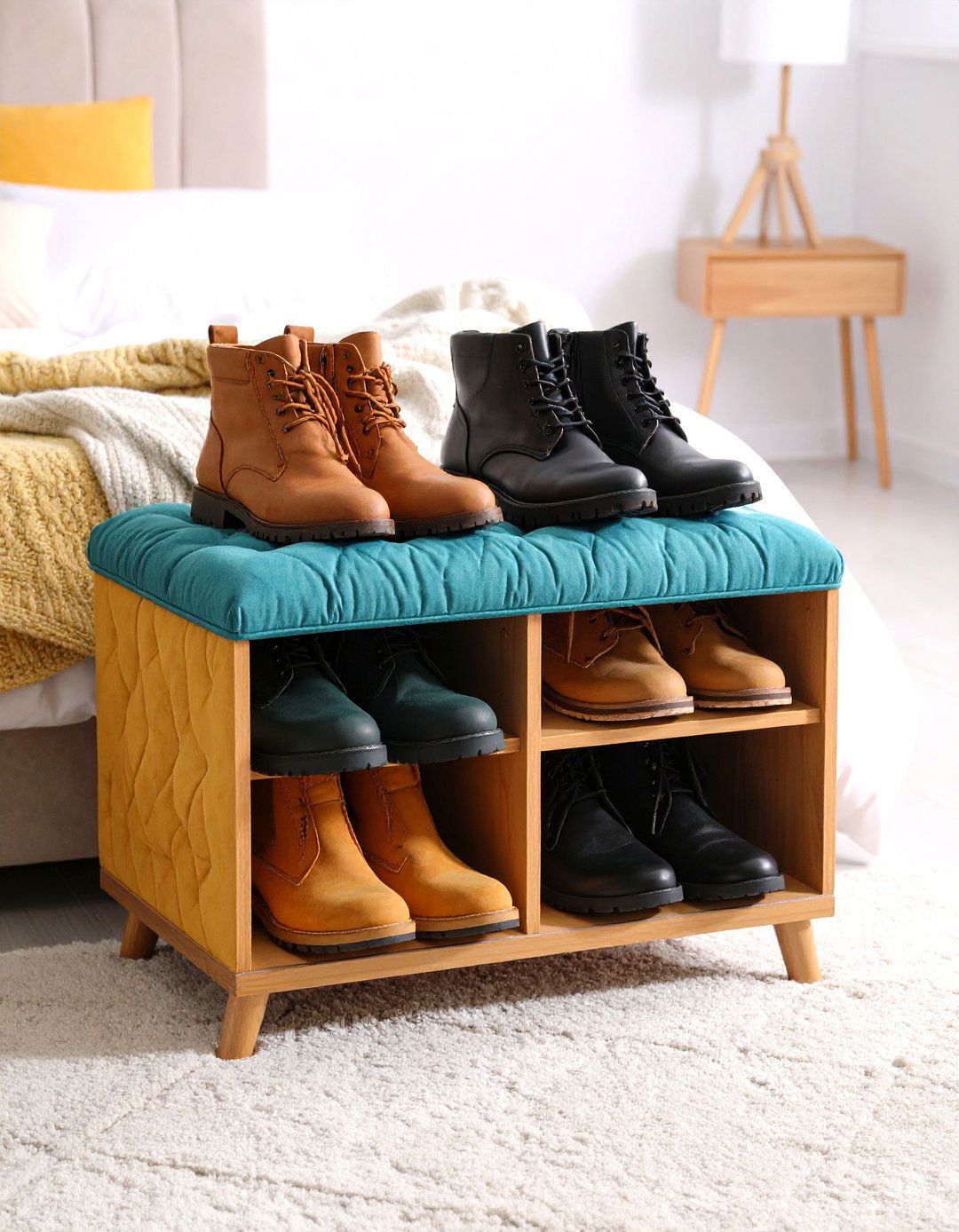 Boot Storage Ottoman Solutions - 20 Boot Storage Ideas
