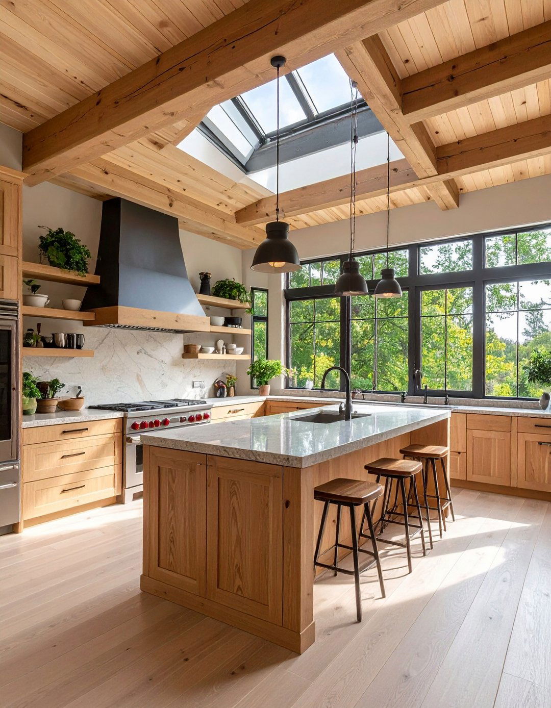 Borrow Sky with a Clerestory or Skylight - 20 Galley Kitchen Ideas