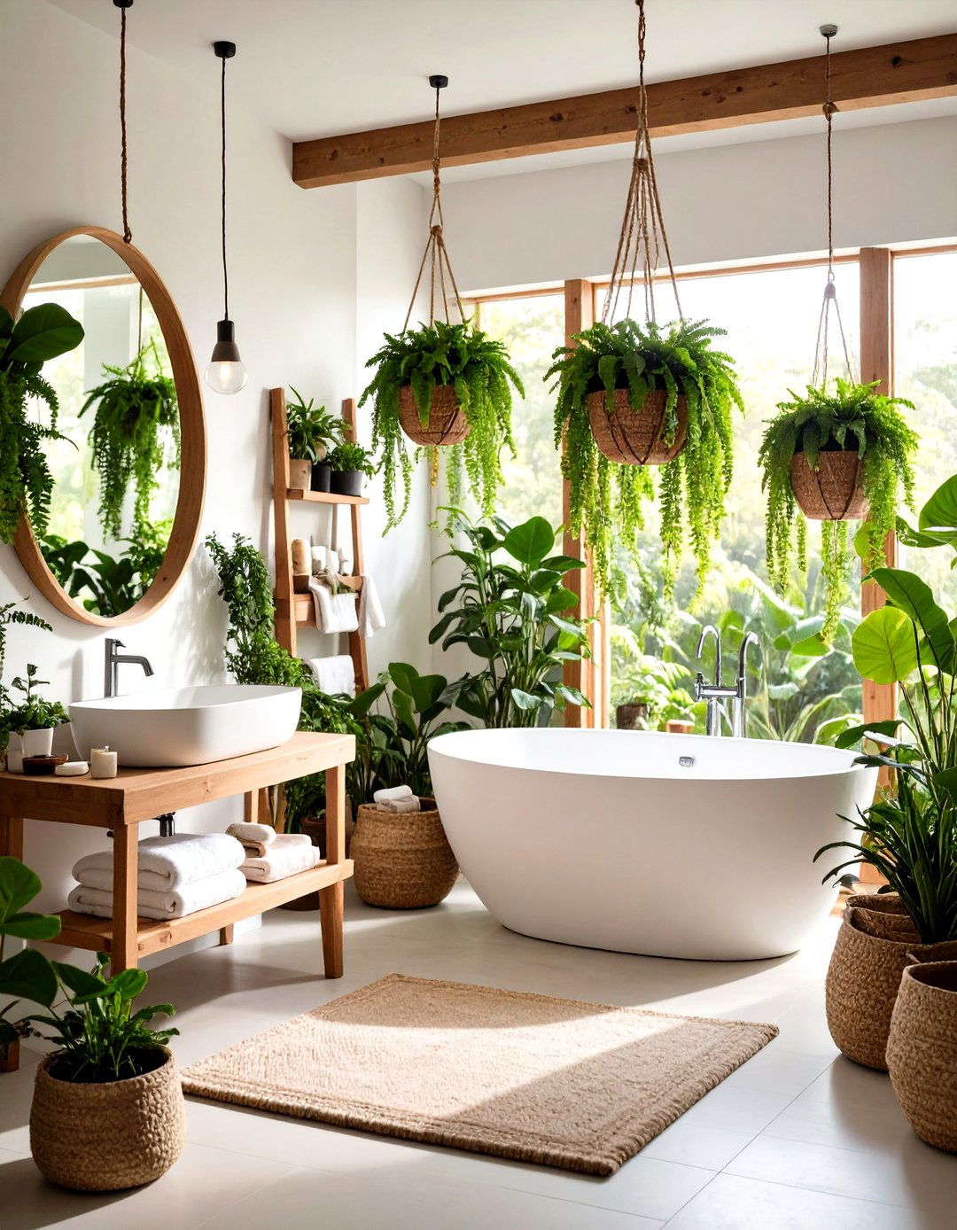 Boston Fern Humidity Indoor Garden - 20 Indoor Garden Ideas