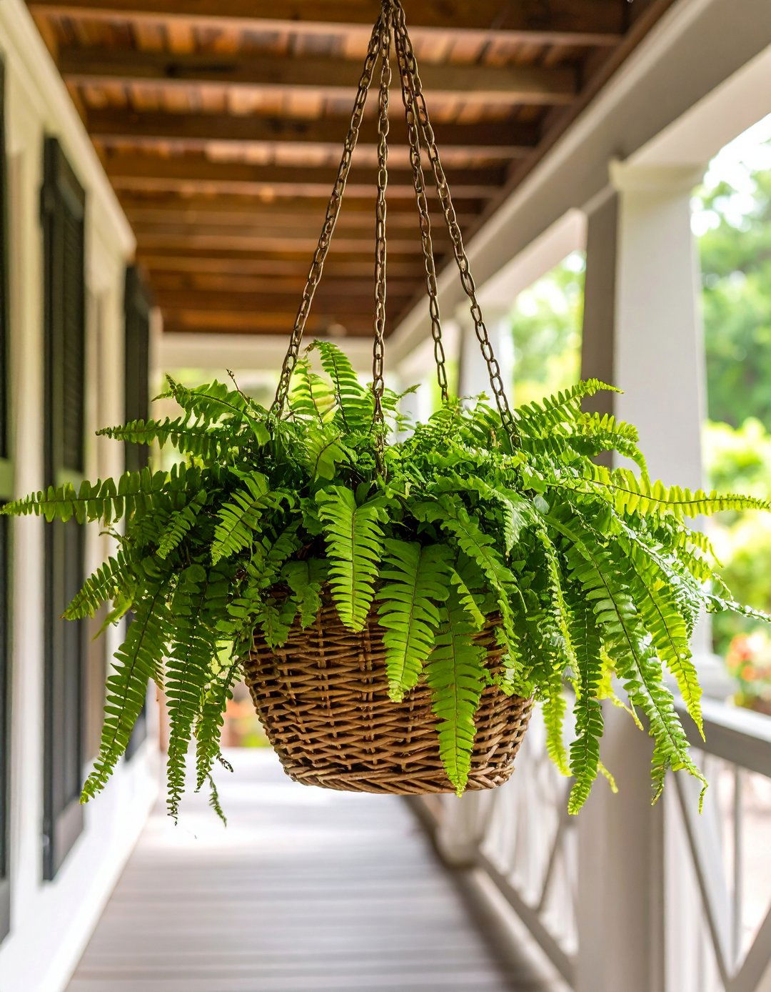 Boston Fern Lush Hanging Front Door Plant - 20 Front Door Plants