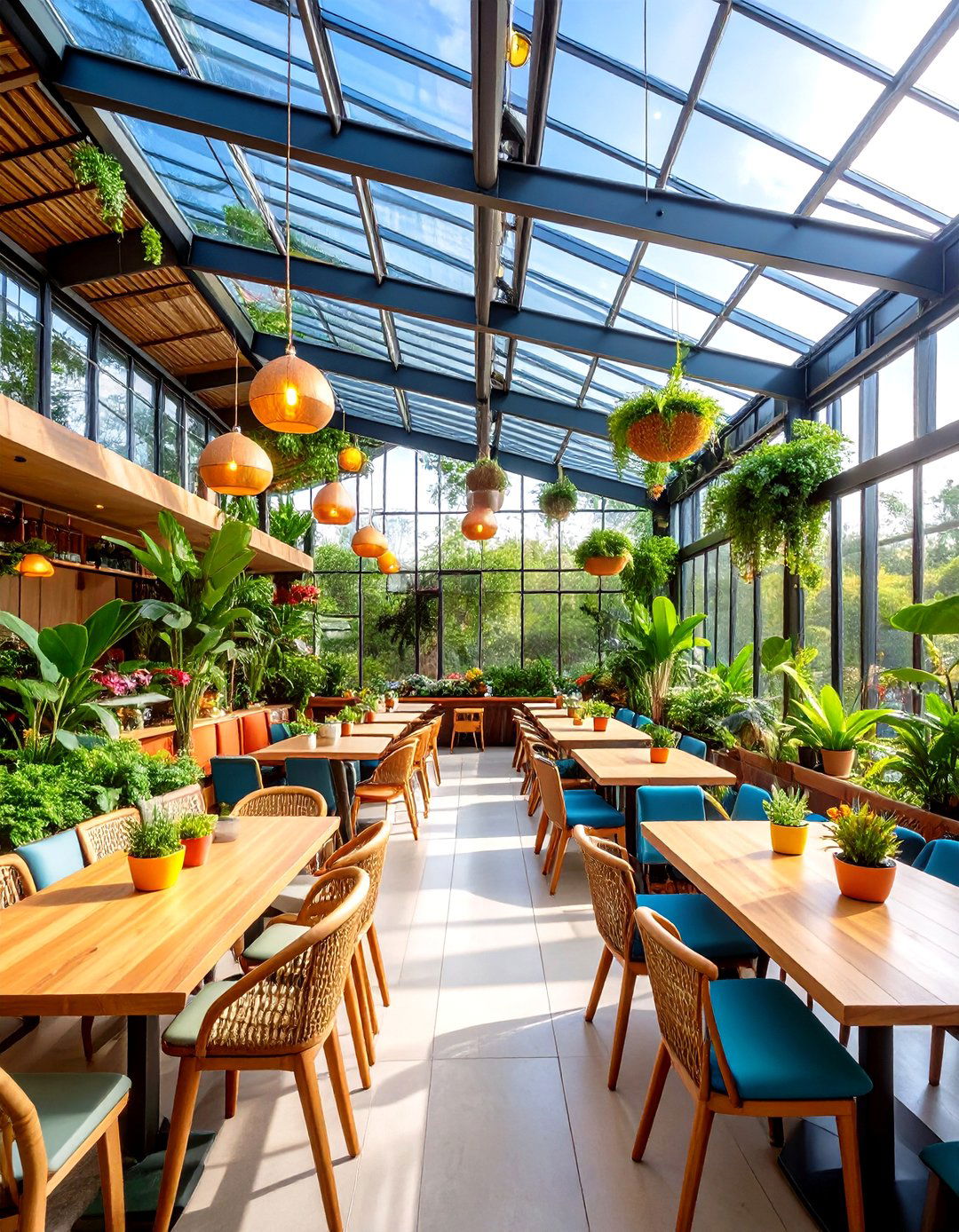 Botanical Garden Restaurant Interior Design - 20 Restaurant Interior Design Ideas