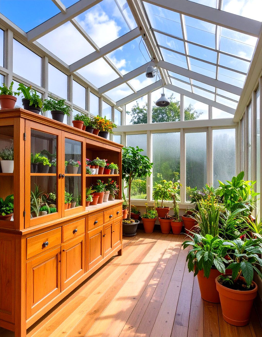 Botanical Greenhouse Haven - 20 Sunroom Ideas
