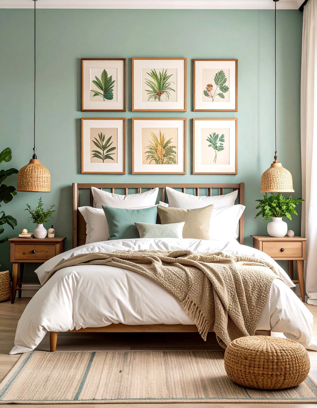 Botanical Prints and Artwork - 20 Vintage Bedroom Ideas