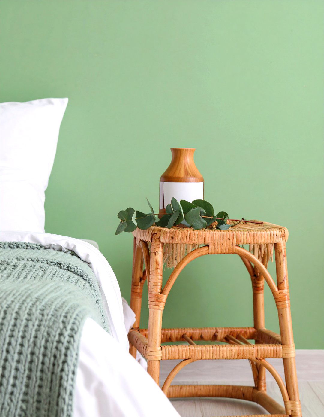 Botanical Scents Enhance the Color Story - 20 Green Boho Bedroom Ideas