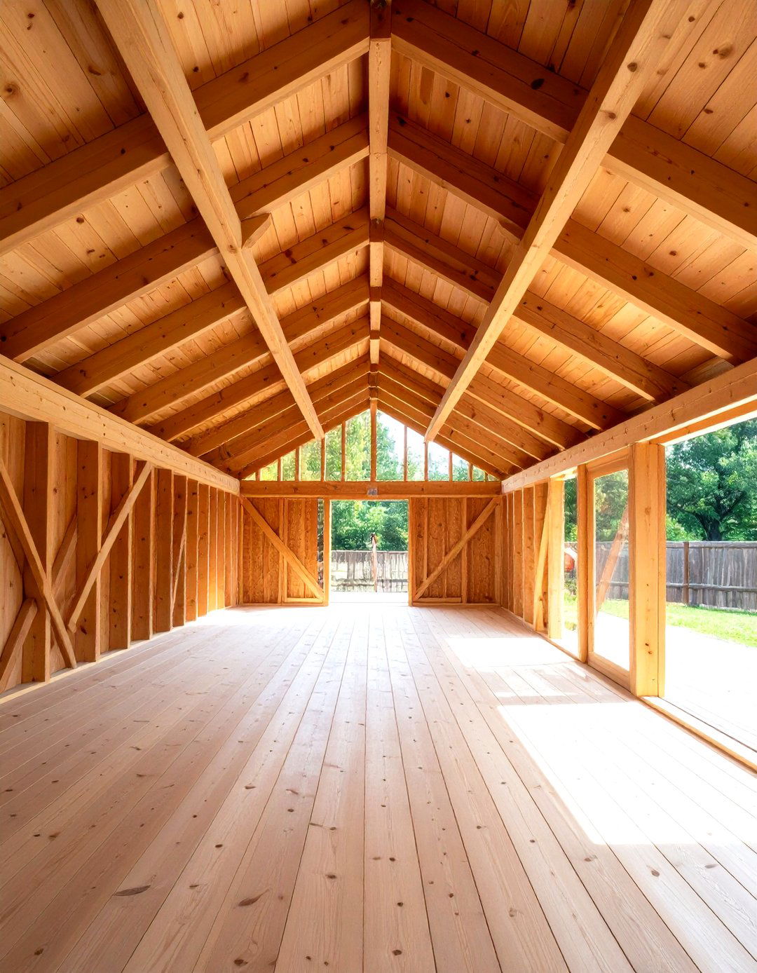 Box Beam Ceiling - 20 Shed Ceiling Ideas