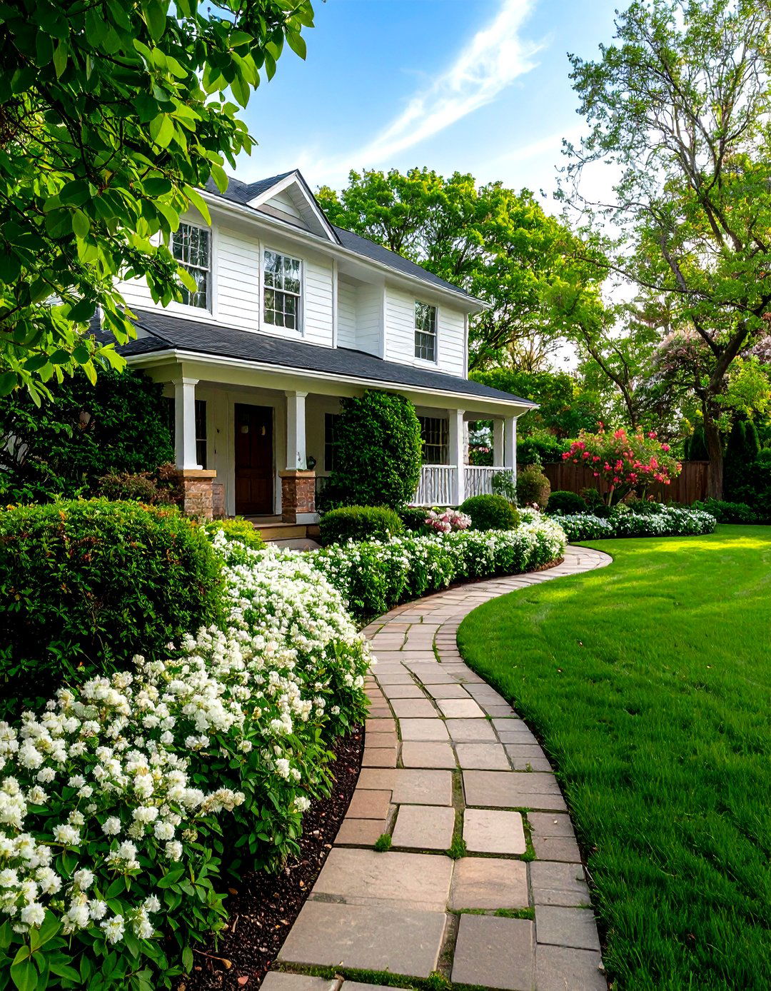 Box Honeysuckle Low Hedge Alternative - 20 Front Yard Evergreen Landscaping Ideas