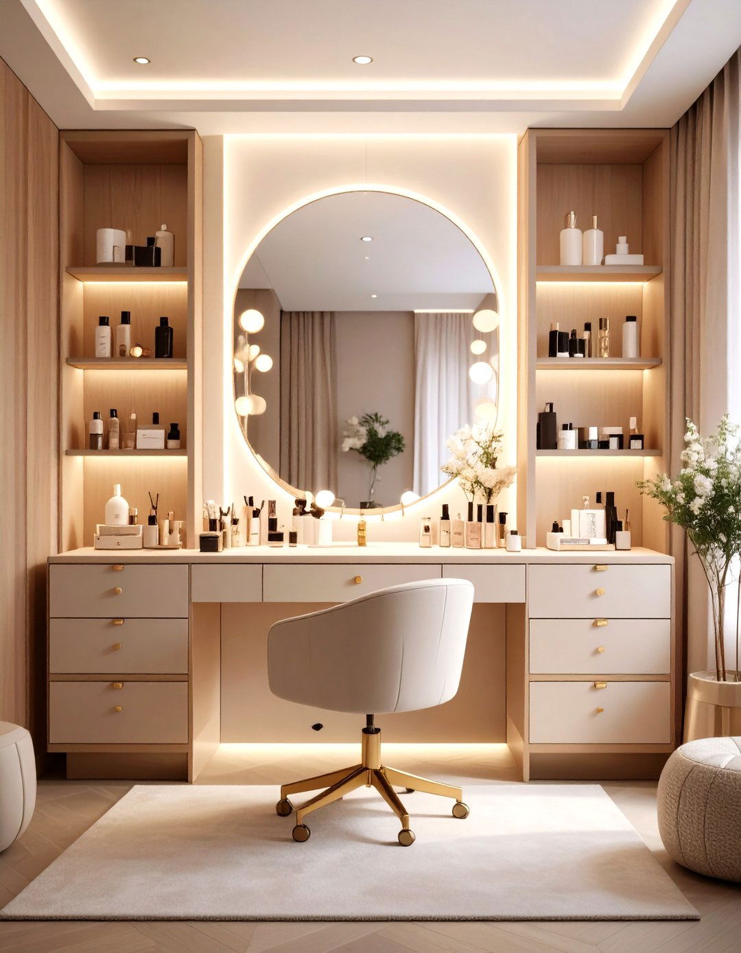Box Room Beauty Bar Design - 20 Box Room Ideas