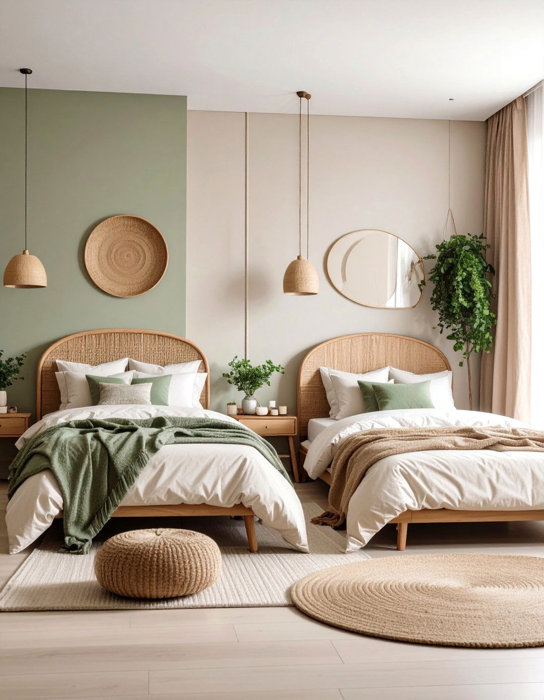 Boy and Girl Shared Small Room Neutral Color Foundation - 20 Boy and Girl Shared Small Room Ideas