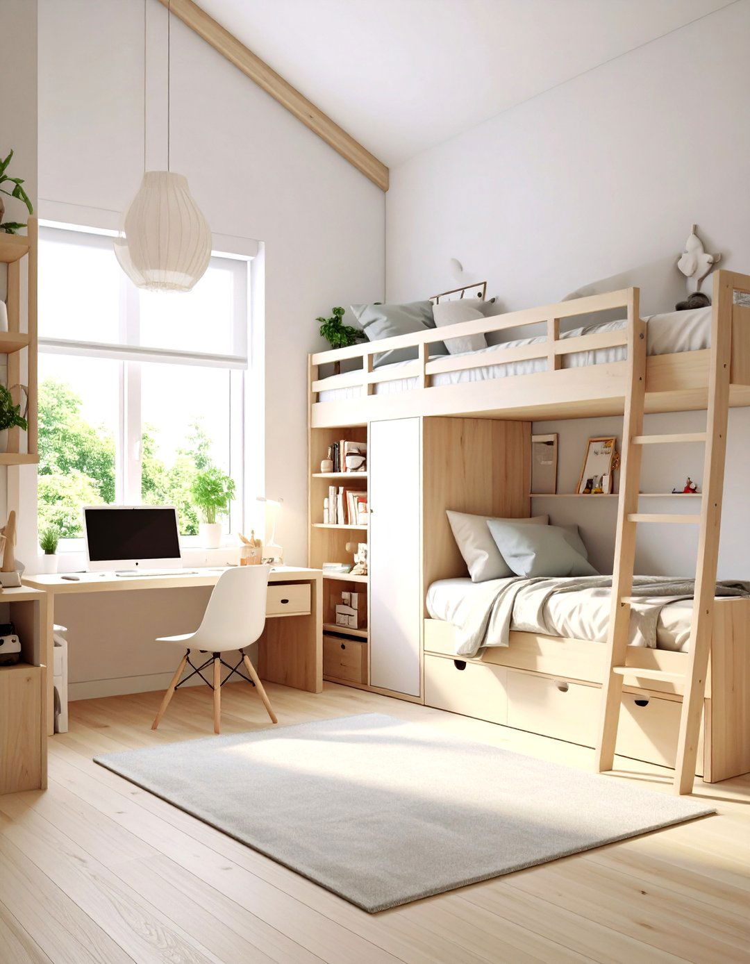 Boys Dorm Room Loft Bed Maximization - 20 Boys Dorm Room Ideas