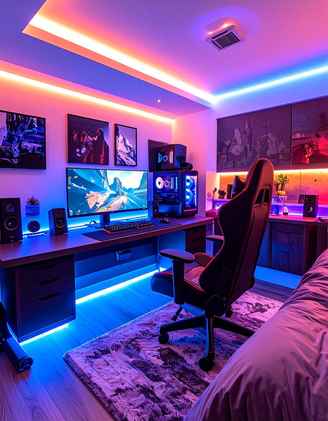 Boys Gaming Bedroom Anime and Manga Theme - 20 Boys Gaming Bedroom Ideas