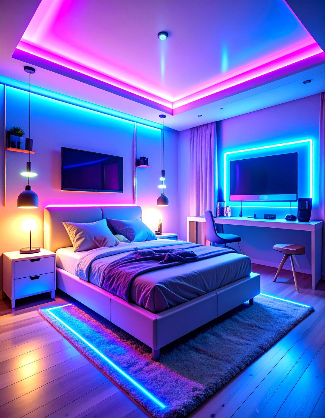 Boys Gaming Bedroom Console Gaming Center - 20 Boys Gaming Bedroom Ideas