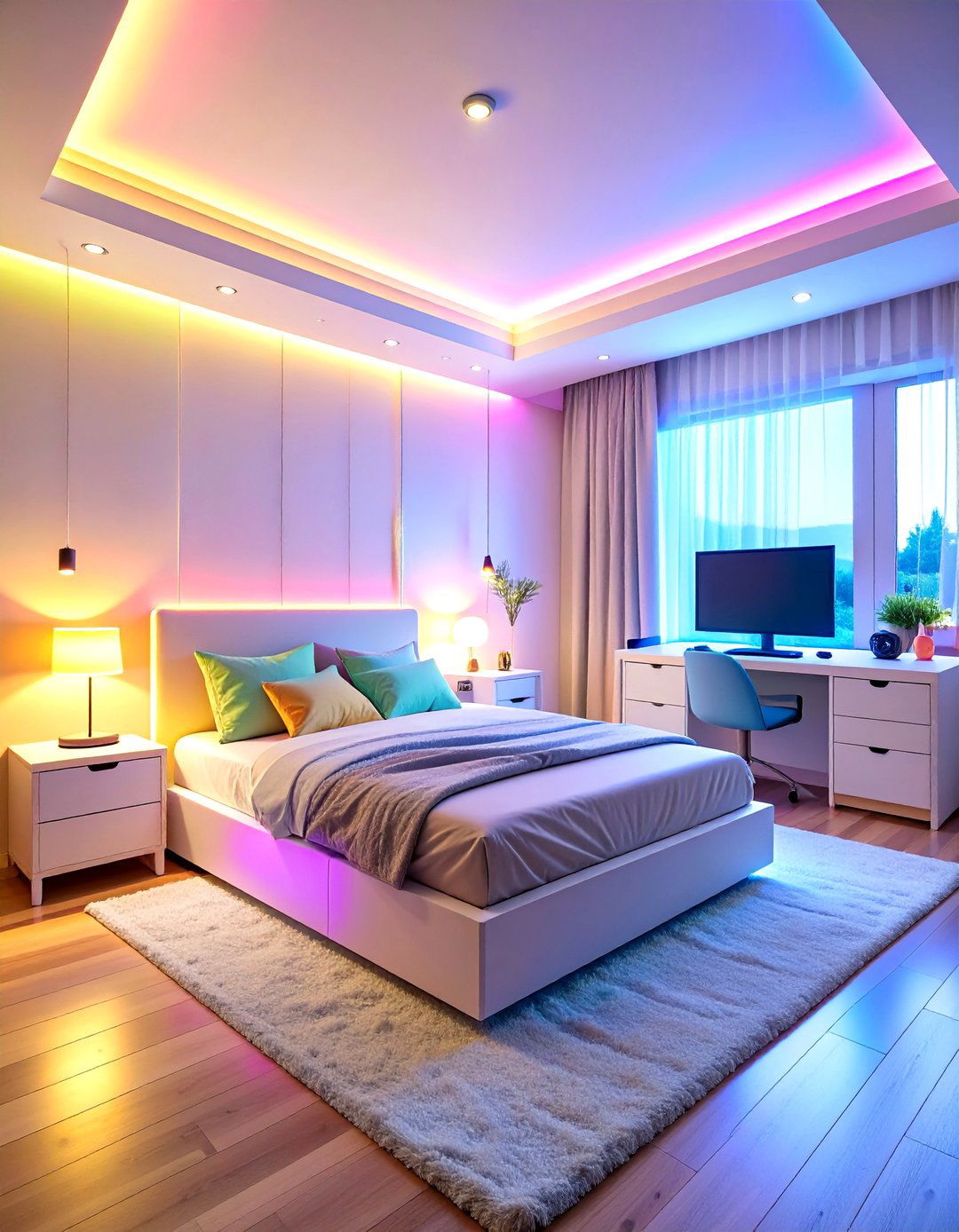 Boys Gaming Bedroom Floating Shelf Display - 20 Boys Gaming Bedroom Ideas