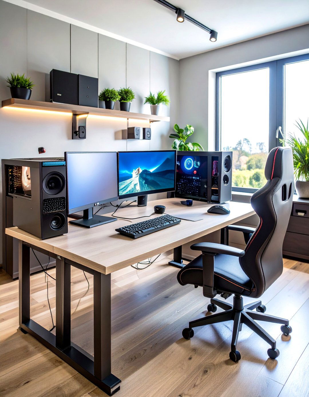 Boys Gaming Bedroom RGB Underglow Effects - 20 Boys Gaming Bedroom Ideas