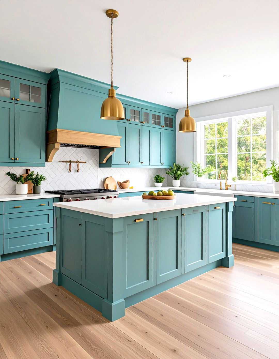 Bracket Style Corbels Provide Subtle Ornament - 20 Craftsman Kitchen Ideas