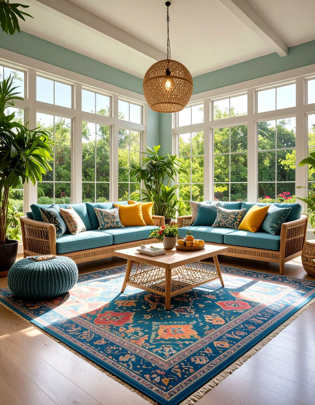 Break Up the Sunroom into Zones - 20 Sunroom Office Ideas