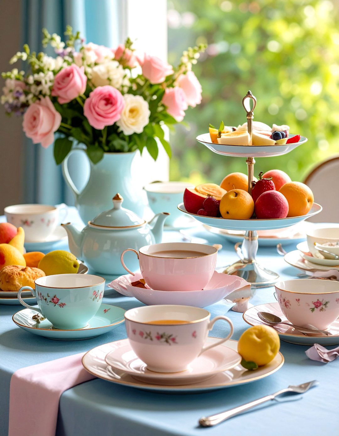 Breakfast Brunch Tablescape - 20 Tablescape Ideas