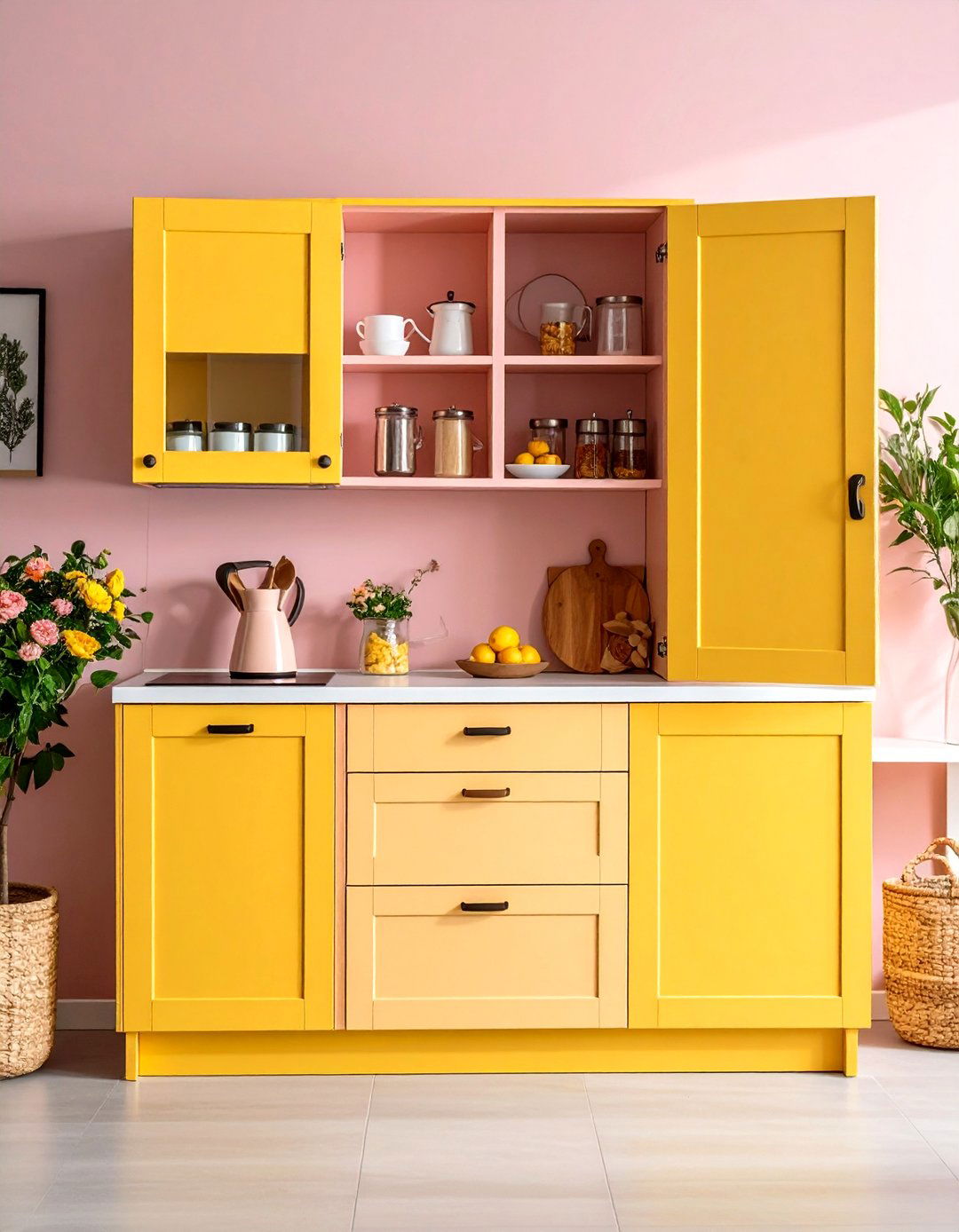Breakfast Cupboard with Bi Fold Doors - 20 Larder Cupboard and Pantry Ideas for Your Kitchen