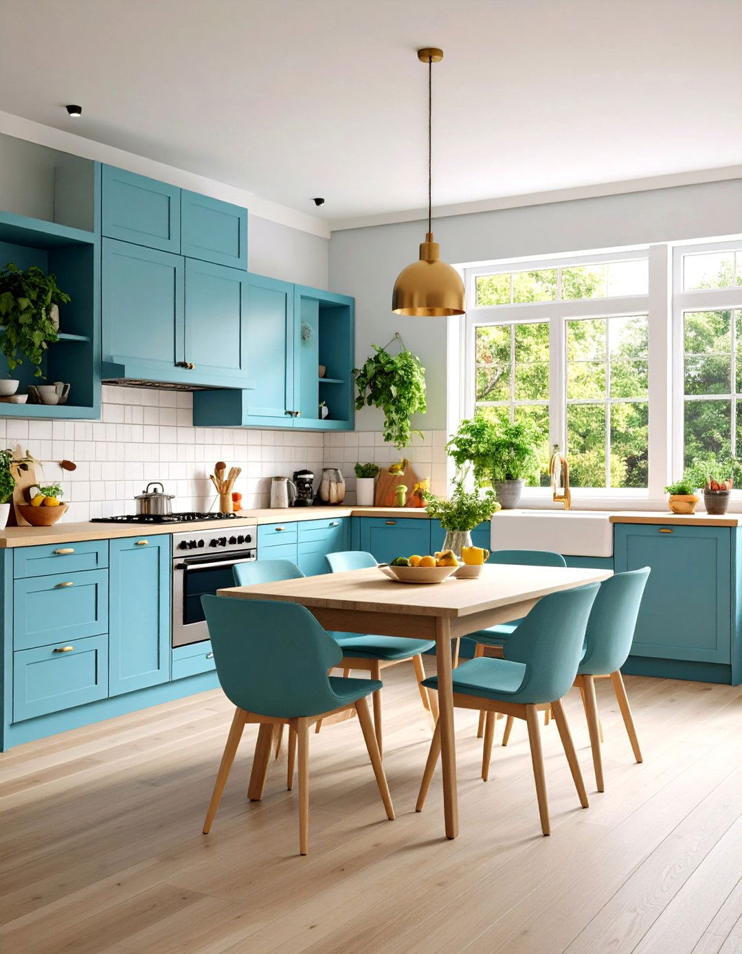 Breakfast Nook Kitchen Layout Integration - 20 Kitchen Layout Ideas