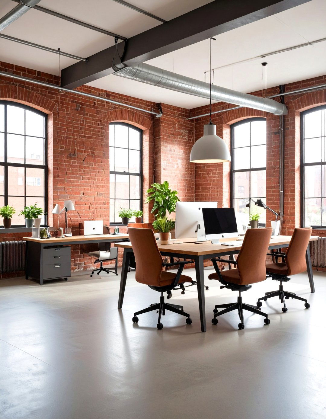 Brick Effect Office Wallpaper - 20 Office Wallpaper Ideas