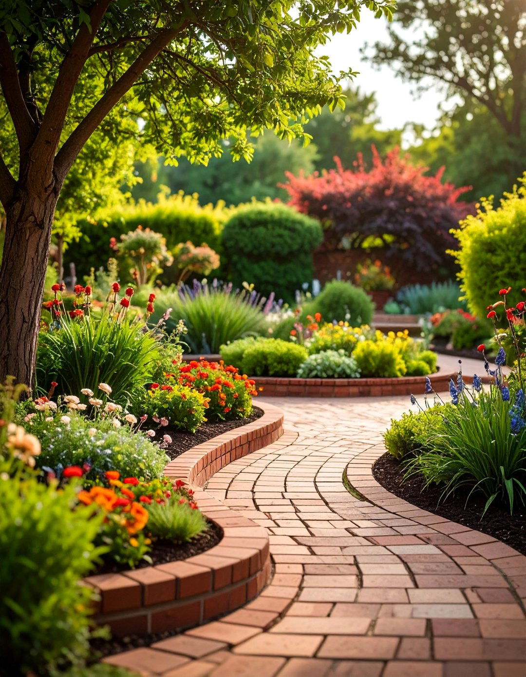Brick Landscaping Decorative Garden Accents - 20 Brick Landscaping Ideas