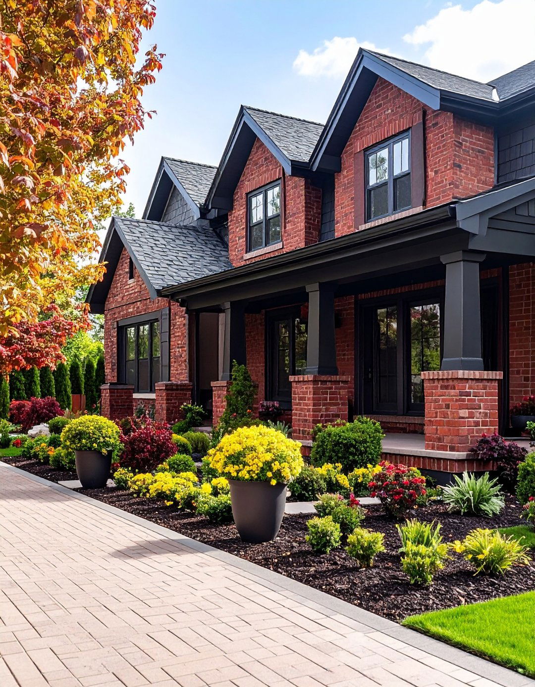 Brick Look Panel Wainscoting to Add Heritage Charm - 20 Exterior Wainscoting Ideas