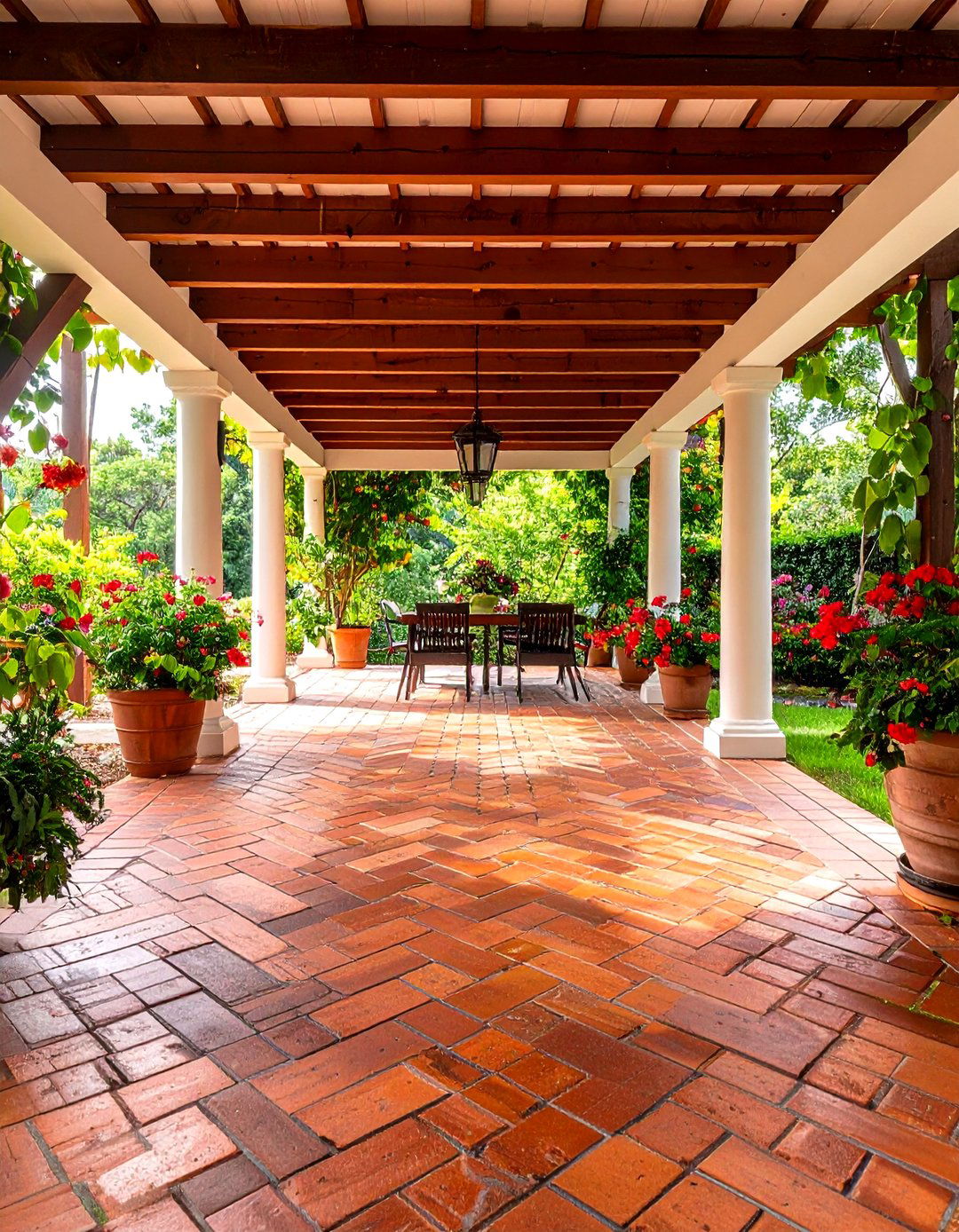 Brick Paver Pergola Flooring - 20 Pergola Flooring Ideas