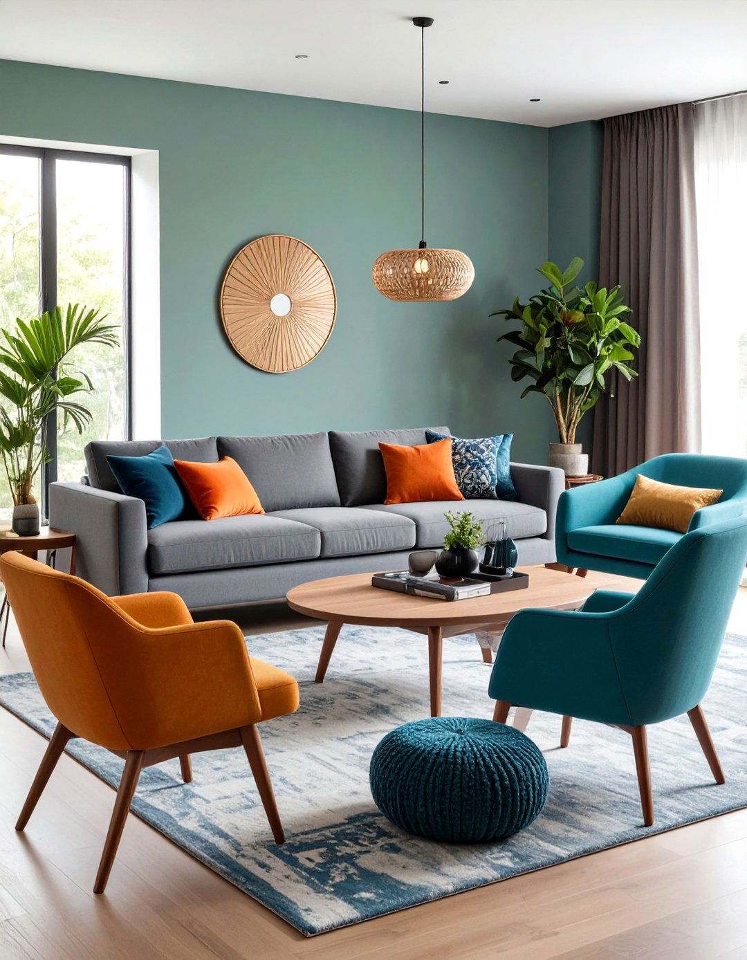Bridge Styles with a Transitional Grey Couch - 20 Grey Couch Living Room Ideas
